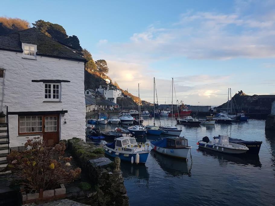 Bijou Coastal Apartment In Polperro With Hot Tub Onsite Parking Downhill Walk To Village المظهر الخارجي الصورة