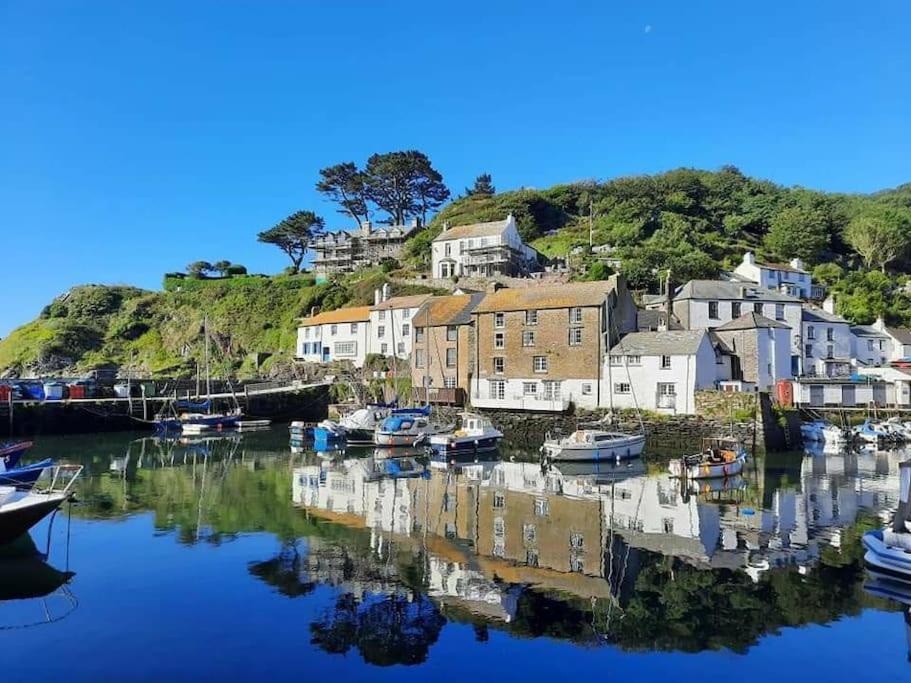Bijou Coastal Apartment In Polperro With Hot Tub Onsite Parking Downhill Walk To Village المظهر الخارجي الصورة